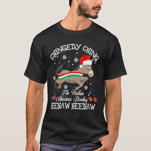 ドミニックザクリスマスドンキードイタリアンンキークリス Tシャツ (正面)