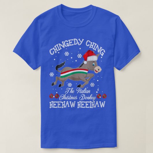 ドミニックザクリスマスドンキードイタリアンンキークリス Tシャツ (デザイン正面)