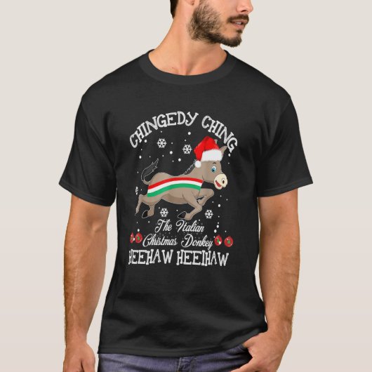 ドミニックザクリスマスドンキードイタリアンンキークリス Tシャツ (正面)