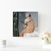 ドミニ素晴らしク·イングレス·バザー スクエア壁時計 (ホーム)