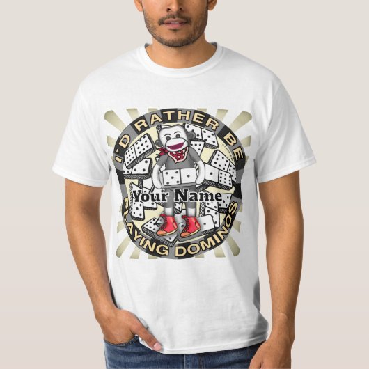 ドミノで遊ぼう Tシャツ (正面)
