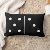 ドミノのゲームの部分 ランバークッション (ブランケット)