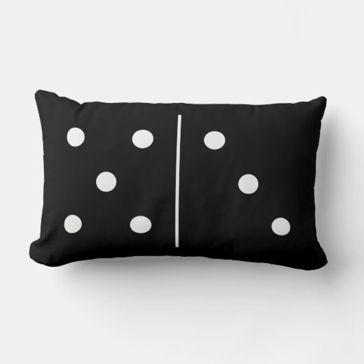 ドミノのゲームの部分 ランバークッション (正面)