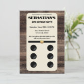 ドミノのテーマ招待状 招待状 (スタンド正面)