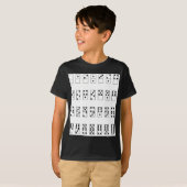 ドミノの置かれるレトロのヴィンテージ Tシャツ (正面フル)