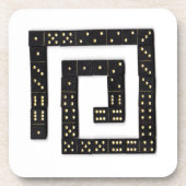 ドミノの螺線形のコースター コースター (正面)