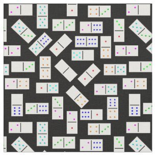 ドミノはあらゆる色の背景で模造します ファブリック