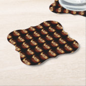 ドミノエフェクト紙コースター ペーパーコースター (アングル)