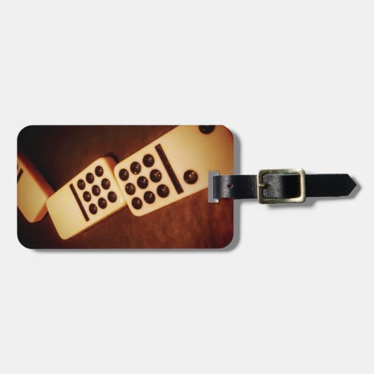 ドミノエフェクト荷物タグ ラゲッジタグ (正面横)