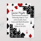 ドミノエース 招待状 (正面/裏面)