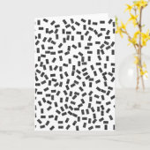 ドミノオンホワイト カード (黄色い花)