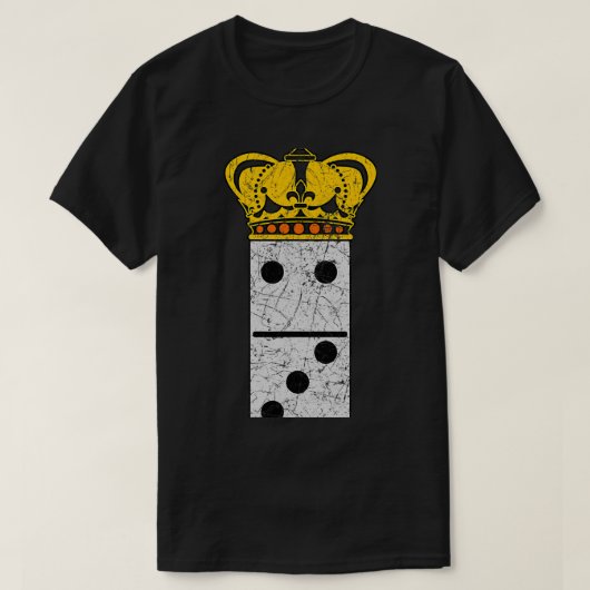 ドミノクイーンズプレーヤータイルゲーム Tシャツ (デザイン正面)