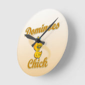 ドミノシック ラウンド壁時計 (傾斜)