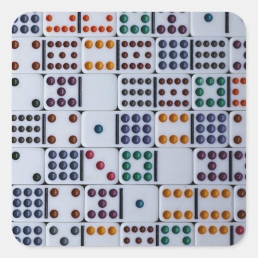 ドミノスナンバーズゲーム スクエアシール (正面)