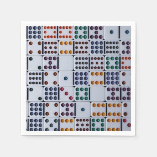 ドミノスナンバーズゲーム スタンダードカクテルナプキン (正面)