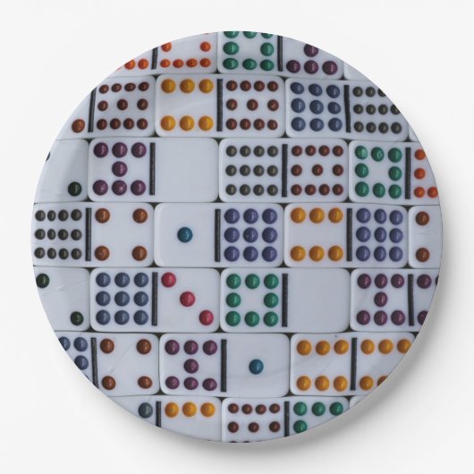 ドミノスナンバーズゲーム ペーパープレート (正面)