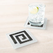 ドミノスパイラルガラスコースター ガラスコースター (アングル)