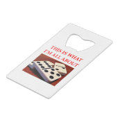 ドミノス クレジットカード栓抜き (正面アングル)