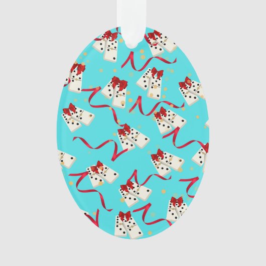 ドミノデザインオーナメントアクア オーナメント (正面)