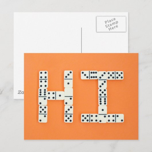 ドミノハガキ001 ポストカード (正面/裏面)