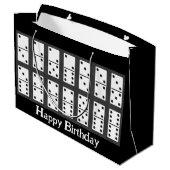 ドミノーズデザイン ラージペーパーバッグ (裏面アングル)