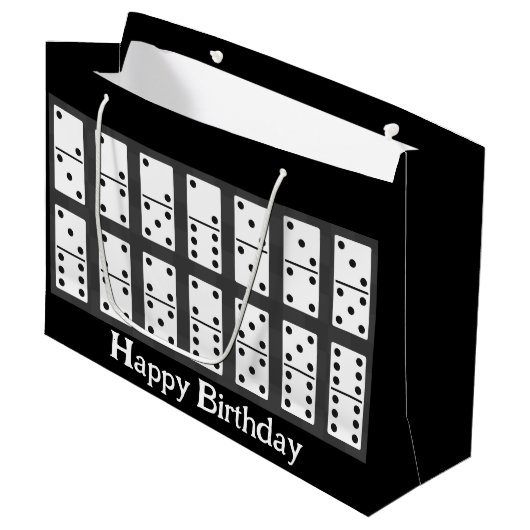 ドミノーズデザイン ラージペーパーバッグ (正面アングル)