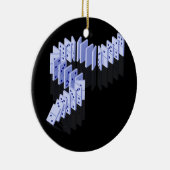 ドミノータイルズドミノプレイヤードミノズラバーザーボード セラミックオーナメント (右)