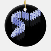 ドミノータイルズドミノプレイヤードミノズラバーザーボード セラミックオーナメント (裏面)