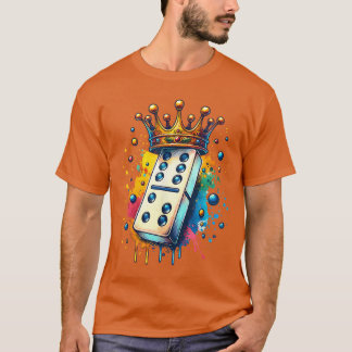 ドミノ好きのための楽しいドミノキングボードゲーム Tシャツ