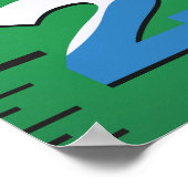 ドミノ成長図。 ポスター (角)