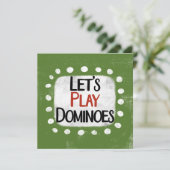 ドミノ遊グリーティングカード カード (スタンド正面)