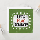 ドミノ遊グリーティングカード カード (正面/裏面インサイチュ)