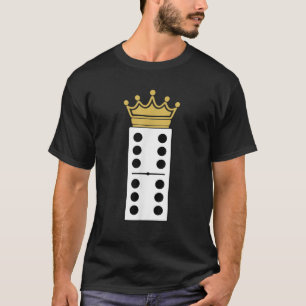 ドミノ6と6キングマッチング衣装ダブル6ゲーム Tシャツ