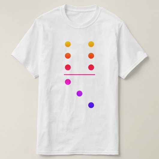 ドミノ6-3グループコスチューム Tシャツ (デザイン正面)