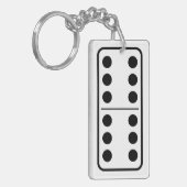 ドミノ6 6 キーホルダー (正面左)