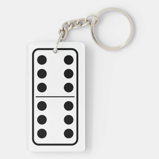 ドミノ6 6 キーホルダー (裏面)