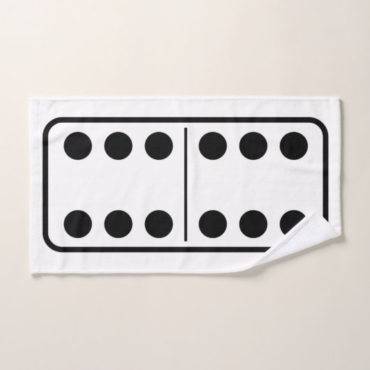 ドミノ6 6 ハンドタオル (ハンドタオル)