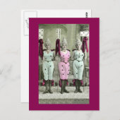 ドミノ・ガールズ ポストカード (正面/裏面)