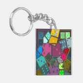 ドミノ キーホルダー (正面左)