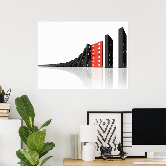 ドミノ ポスター (ホームオフィス)