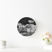 ドミノ ラウンド壁時計 (ホーム)