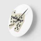 ドミノ ラウンド壁時計 (傾斜)
