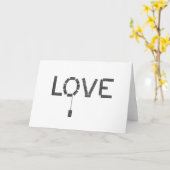 ドミノ・ラブ カード (黄色い花)