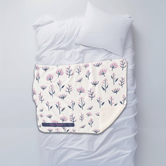 ドミモかわいらしサカスタマイズドム シェルパブランケット