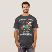 ドミンクザクリスマスロバItalian Donkey Gift Tシャツ (正面フル)