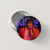 ドミンゴの赤いジャンプスーツボタン 缶バッジ (正面&裏面)