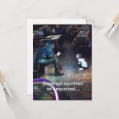 ドミンゴ誕生日スクアットカード カード (正面/裏面インサイチュ)