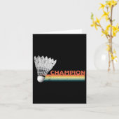 ドミントン選手チャンピオン カード (黄色い花)