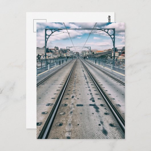 ドムルイスI橋の地下鉄スーペリアデッキ ポストカード (正面/裏面)