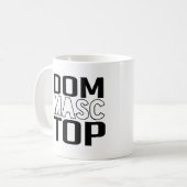 ドム男性トップス コーヒーマグカップ (正面左)